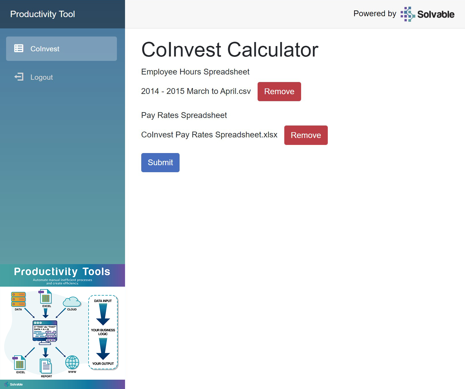 Coinvest Calculator